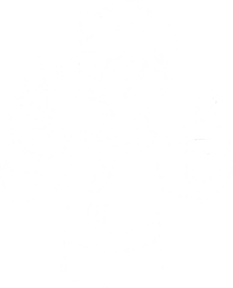 Illustration of Matthieu Daulhiac holding a phone in a vault-boy style